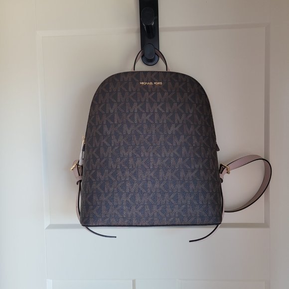 Michael Kors MK Logo Backpack Casual Brown main image 5